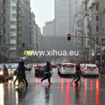 暴雨引发洪水 西班牙马德里地铁站被淹 lluvia-madrid