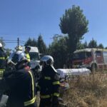 马德里交通受多起事故影响:至少四人受伤,两人重伤 accidente