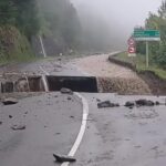 暴雨肆虐韦斯卡:道路封闭,河流水位暴涨 huesca