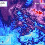 未来几小时西班牙多地迎来强降雨及气温下降 meteosat