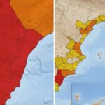 阿尔梅里亚省发布红色预警:气象局警告极端降雨危险 almeria