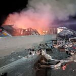 瓦伦西亚A-3公路货车侧翻起火事故:司机不幸丧生 sieteaguas